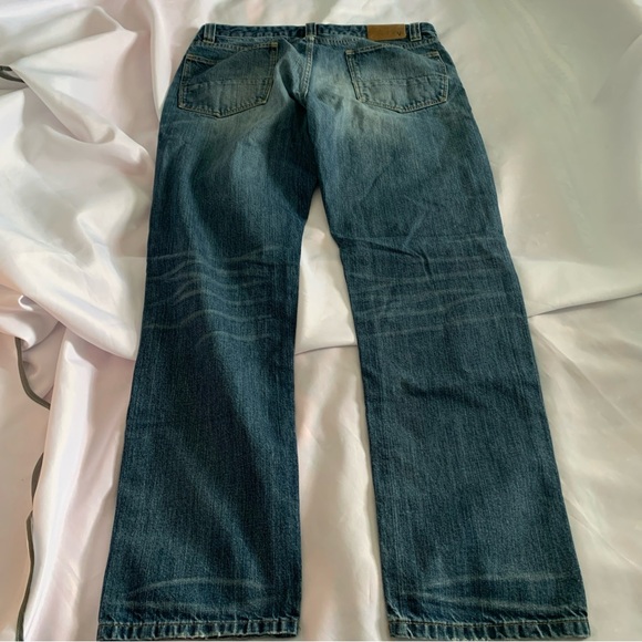 L.L. Bean Men's 34W 32 Classic Denim Jeans Medium Wash Slim Straight Fit - Picture 2 of 13